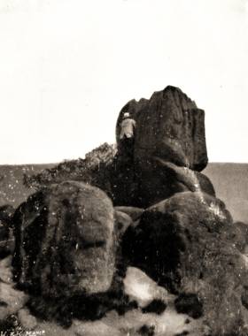 The Weasel Pinnacle By Guy D Barton.  (c) Yorkshire Ramblers' Club