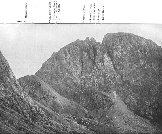 North Face of Scafell.  (c) Yorkshire Ramblers' Club