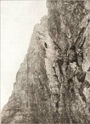 Botterill'S Climb Scafell By J.H. Taylor.  (c) Yorkshire Ramblers' Club