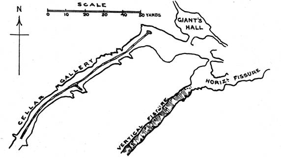 Ingleborough Cave Plan By T. McKenny Hughes.  © Yorkshire Ramblers' Club