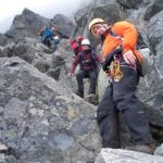 Descent from Store Skagastølstind (Storen) Norway