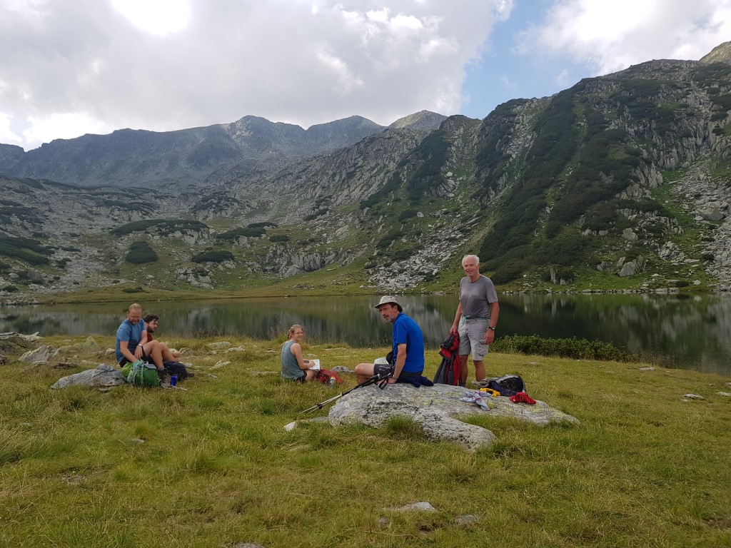 Having a breather at Lacul Gales