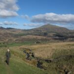 John Sutcliffe above the Duddon Valley and Harter Fell behind