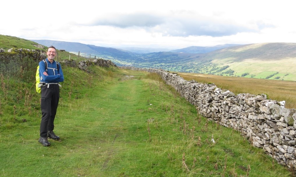 Mick above Dentdale